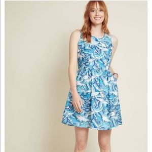 ModCloth Retrolicious A-line Shark dress